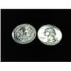 Image 2 : 2-1963 WASHINGTON SILVER QUARTERS (GEM PROOF)