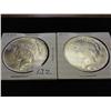 Image 1 : 1922 & 23 PEACE SILVER DOLLARS (UNC)