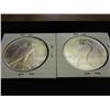 Image 2 : 1922 & 23 PEACE SILVER DOLLARS (UNC)