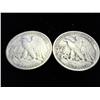Image 2 : 1942-P/D WALKING LIBERTY HALF DOLLARS 2 COINS