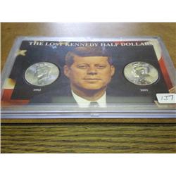 THE LOST KENNEDY HALF DOLLARS 2000-D & 03-P (UNC)