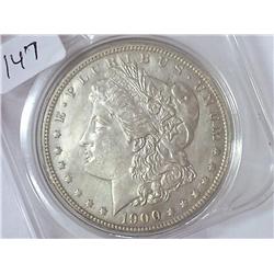 1900 MORGAN SILVER DOLLAR