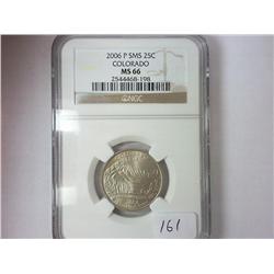 2006-P SMS COLORADO QUARTER NGC MS66