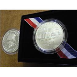 2-COINS 2006 SF OLD MINT SILVER DOLLAR (UNC) AND