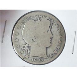 1904 BARBER HALF DOLLAR