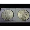 Image 1 : 1922 & 23 PEACE SILVER DOLLARS (UNC)