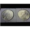Image 2 : 1922 & 23 PEACE SILVER DOLLARS (UNC)