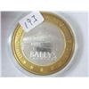 Image 2 : BALLY'S CASINO $10 SILVER TOKEN (UNC)