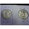 Image 2 : 1946-D & 47-D WASHINGTON SILVER QUARTERS (UNC)