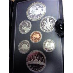 1981 CANADA DOUBLE DOLLAR PROOF SET