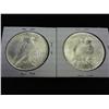 Image 2 : 1922 & 23 PEACE SILVER DOLLARS (UNC)