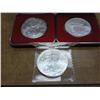 2003, 06 & 2010 AMERICAN SILVER EAGLES (UNC)