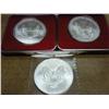 Image 2 : 2003, 06 & 2010 AMERICAN SILVER EAGLES (UNC)