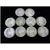 10 ASSORTED JEFFERSON 35% SILVER WAR NICKELS