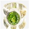 Image 1 : 74.05ctw Peridot Sterling Ring (JEW-2829)