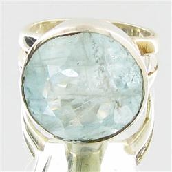 56.34ctw Aquamarine Sterling Ring (JEW-2795)