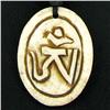 Image 2 : Tibet Handfcarved Bone Pendant Choker Necklace (ANT-1330)