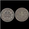 Image 2 : 1881A/D Germany 1 Mark Better Grade 2 Pcs (COI-8025)