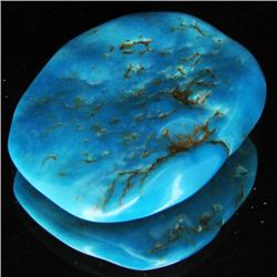 95.8ct Natural Turquoise Cabochon  (GEM-32692)