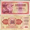 Image 1 : 1965 Yugoslavia 100 Dinara Circulated Note (CUR-06303)