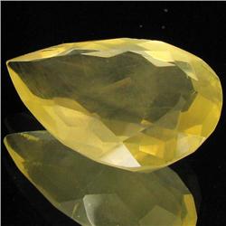 38.80ct Untreated Natural Lemon Citrine Pear (GEM-31919)
