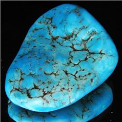 167ct Natural Turquoise Cabochon  (GEM-32687)