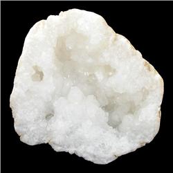 2220ct White Quartz Natural Geode Half (MIN-000165)