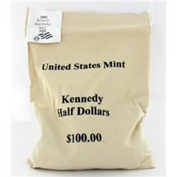 2004P/D JFK Half $100 Mint Unopened Bag 200 BU (COI-6494)