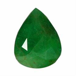 2.17ct Natural Green Zambian Emerald Pear Facet (GEM-20300)