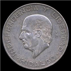 1955 Mexico 10 Peso AU+ (COI-8652)