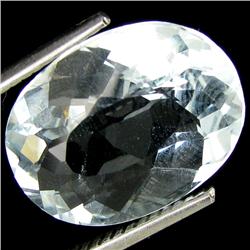 5.85ct Sky Blue Oval Cut Aquamarine (GEM-23114)