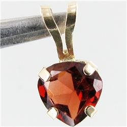 1.15ctw Garnet 10k Gold Pendant (JEW-2943)