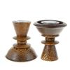 Image 3 : Sugar Palm Pair Candle Base (DEC-140)