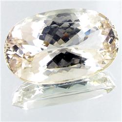 314.4ct Golden Kunzite Appraised $88k (GEM-24629)