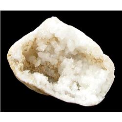 850ct White Quartz Natural Geode Half (MIN-000175)