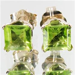 2.05ctw Peridot 10k Gold Earrings (JEW-2907)