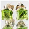 Image 1 : 2.05ctw Peridot 10k Gold Earrings (JEW-2907)