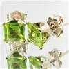 Image 2 : 2.05ctw Peridot 10k Gold Earrings (JEW-2907)