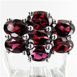 32.13ctw Garnet Sterling Ring (JEW-2846)