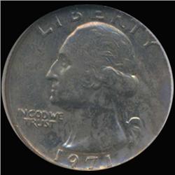 1971 Washington 25c Quarter Coin Graded GEM (COI-6864)