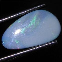 1.41ct Australian Black Opal Doublet Full Fire (GEM-31480)