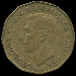 1951 Britian 3p XF (COI-8865)