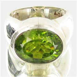 71.47ctw Peridot Sterling Ring (JEW-2815)