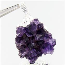 54.05ctw Uruguay Amethest & Silver Pendant (JEW-3028)