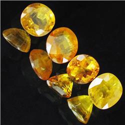 12.42ct Golden Yellow Sapphire Appraised $27k (GEM-21448)