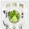 Image 1 : 32.02ctw Peridot Sterling Ring (JEW-2708)