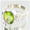 Image 2 : 32.02ctw Peridot Sterling Ring (JEW-2708)