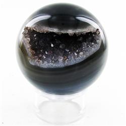 1930ct Crystal Agate Amethyst Sphere (MIN-000091)