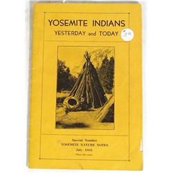 Yosemite Indians Yesterday and Today