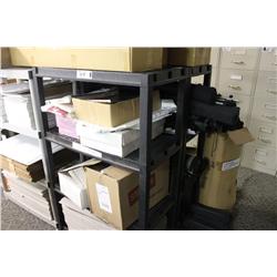 BLACK HEAVY PLASTIC 5' STORAGE SHELF